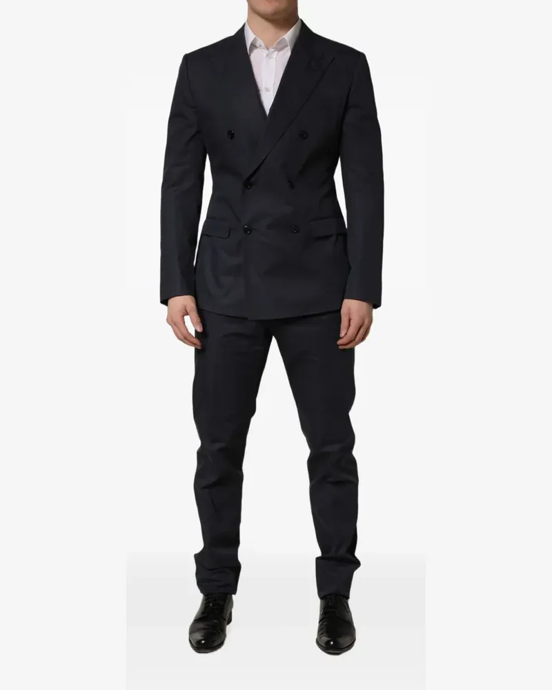 Dolce & Gabbana double-breasted slim-fit suit - Blau Blau