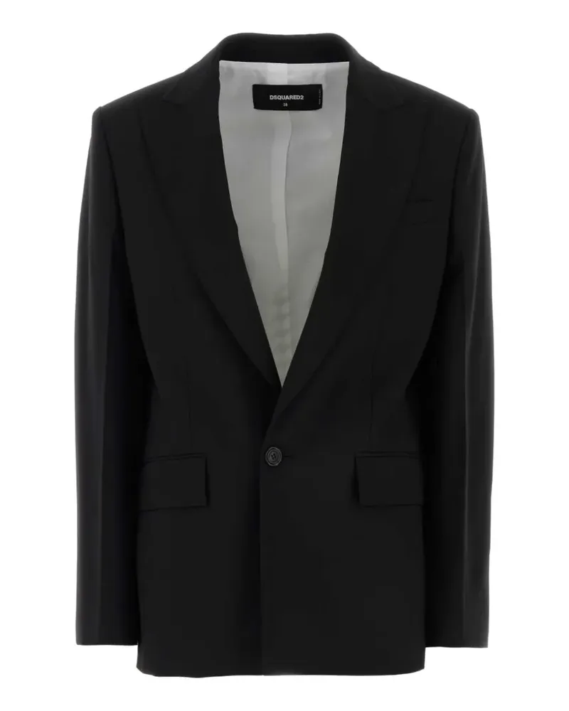 Dsquared2 single-breasted blazer - Schwarz Schwarz