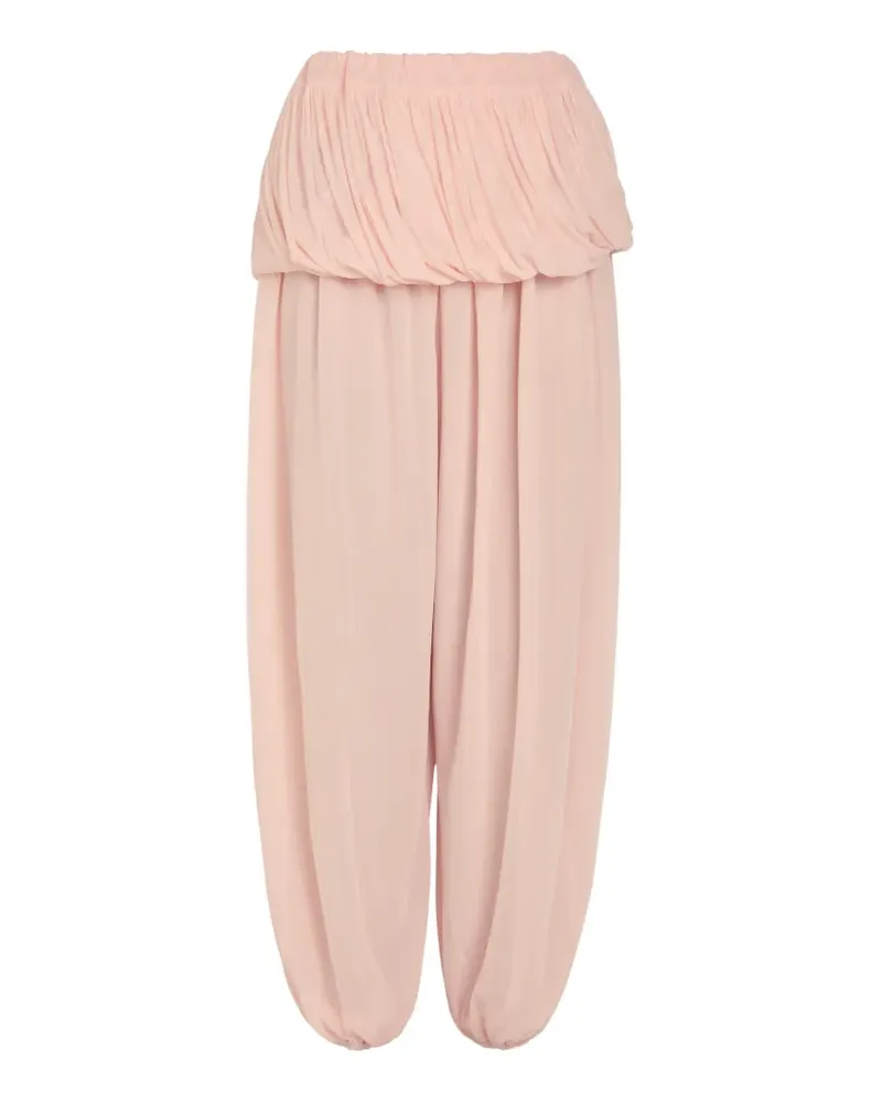 Ronny Kobo Willa Palazzo mit drapiertem Overlay - Rosa Rosa
