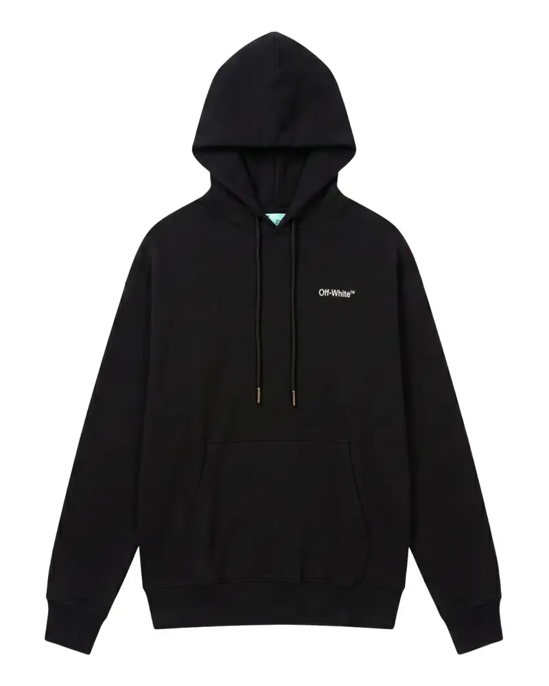 OFF-WHITE Hoodie mit Arrows-Print - Schwarz Schwarz