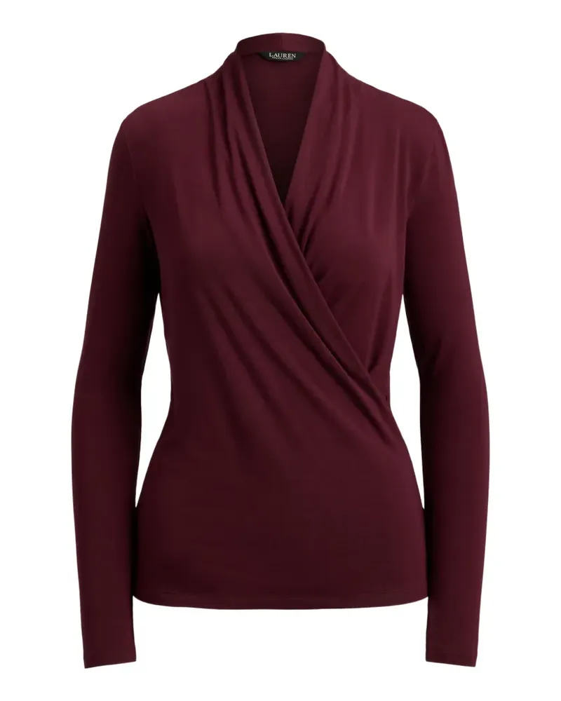 Ralph Lauren Hadara Bluse im Wickelstil - Rot Rot