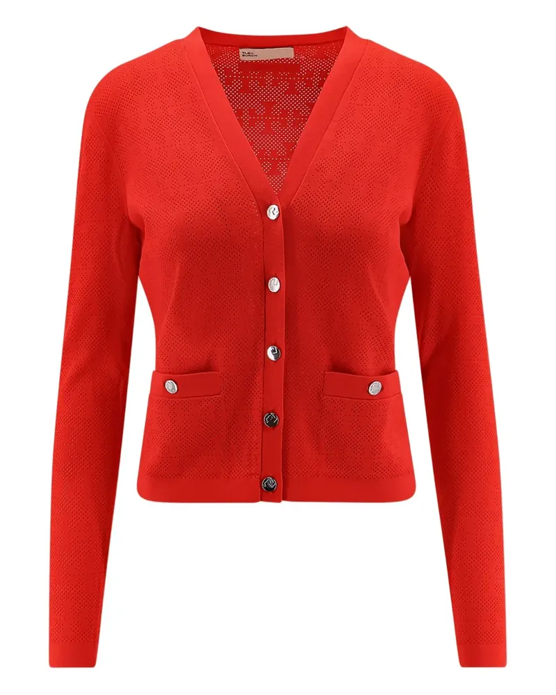 Tory Burch Cardigan mit Taschen - Rot Rot
