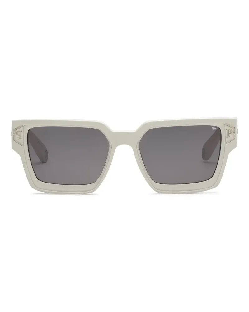 Philipp Plein Brave Shade Sonnenbrille - Weiß Weiß