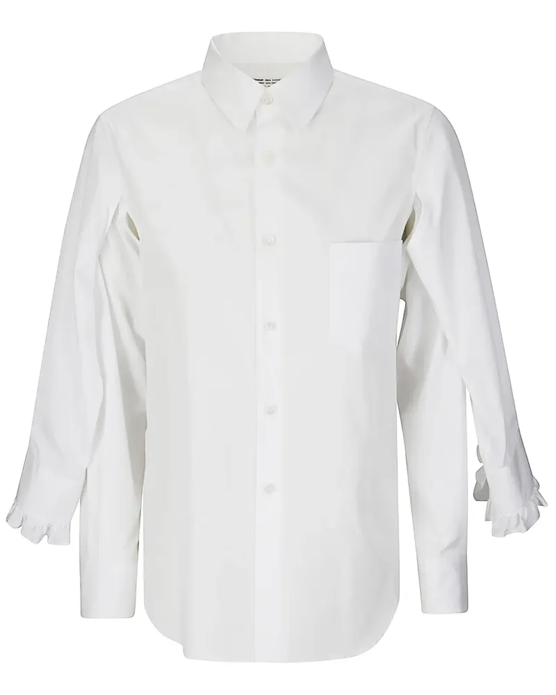 Comme des Garçons Klassisches Hemd - Weiß Weiß