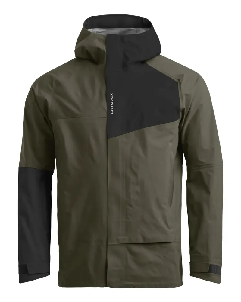 Ortovox Seceda 3L Kapuzenjacke - Grün Grün
