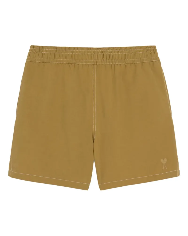 AMI Paris Ami de Coeur Badeshorts - Gelb Gelb