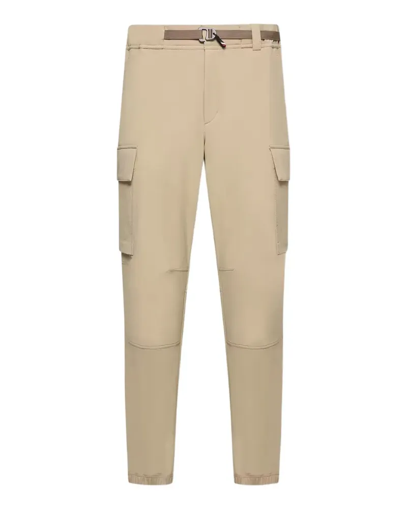Moncler belted cargo trousers - Nude Nude