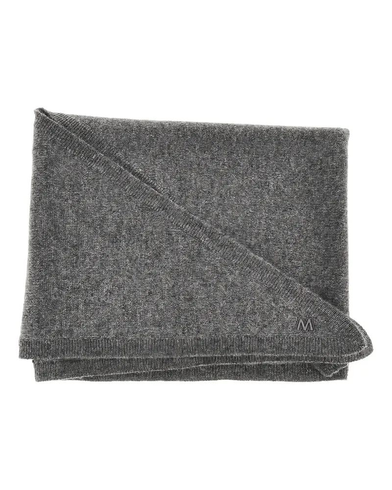 Max Mara fine-knit cashmere scarf - Grau Grau