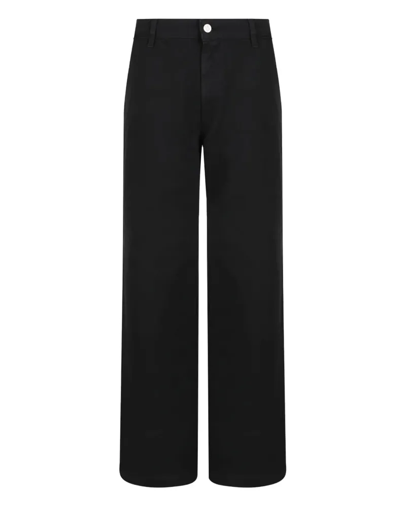 DOUUOD five-pockets straight trousers - Schwarz Schwarz
