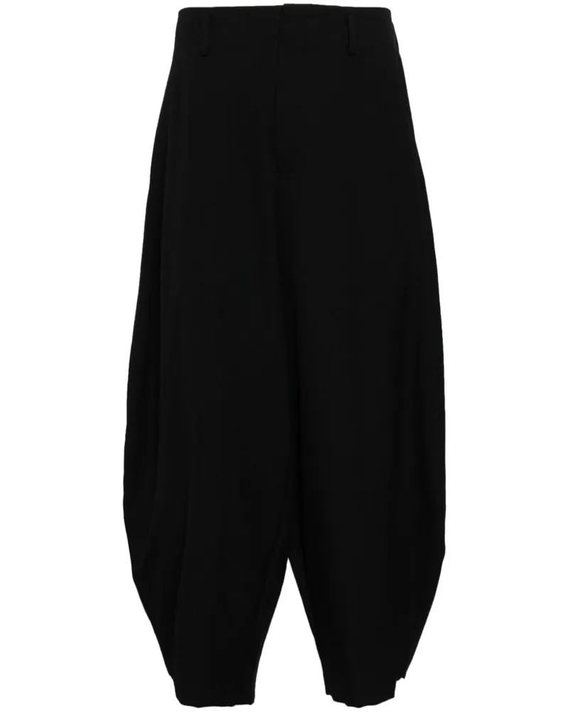 Comme des Garçons Klassische Cropped-Hose - Schwarz Schwarz