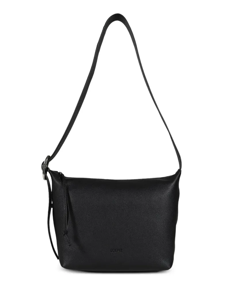 Loewe Mittelgroße Loop Schultertasche - Schwarz Schwarz