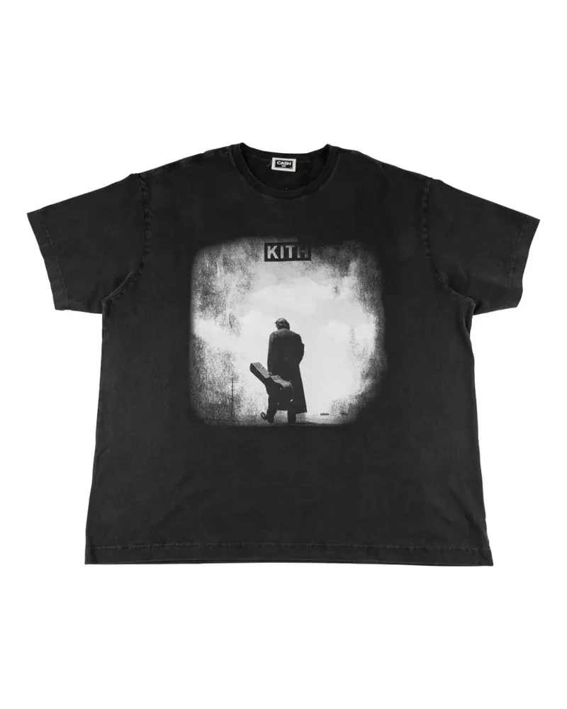 KITH x Johnny Cash Walk The Line T-shirt - Schwarz Schwarz