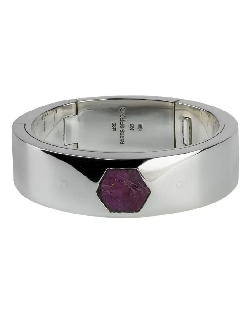 Parts Of Four Sistema Armreif - Silber Silber