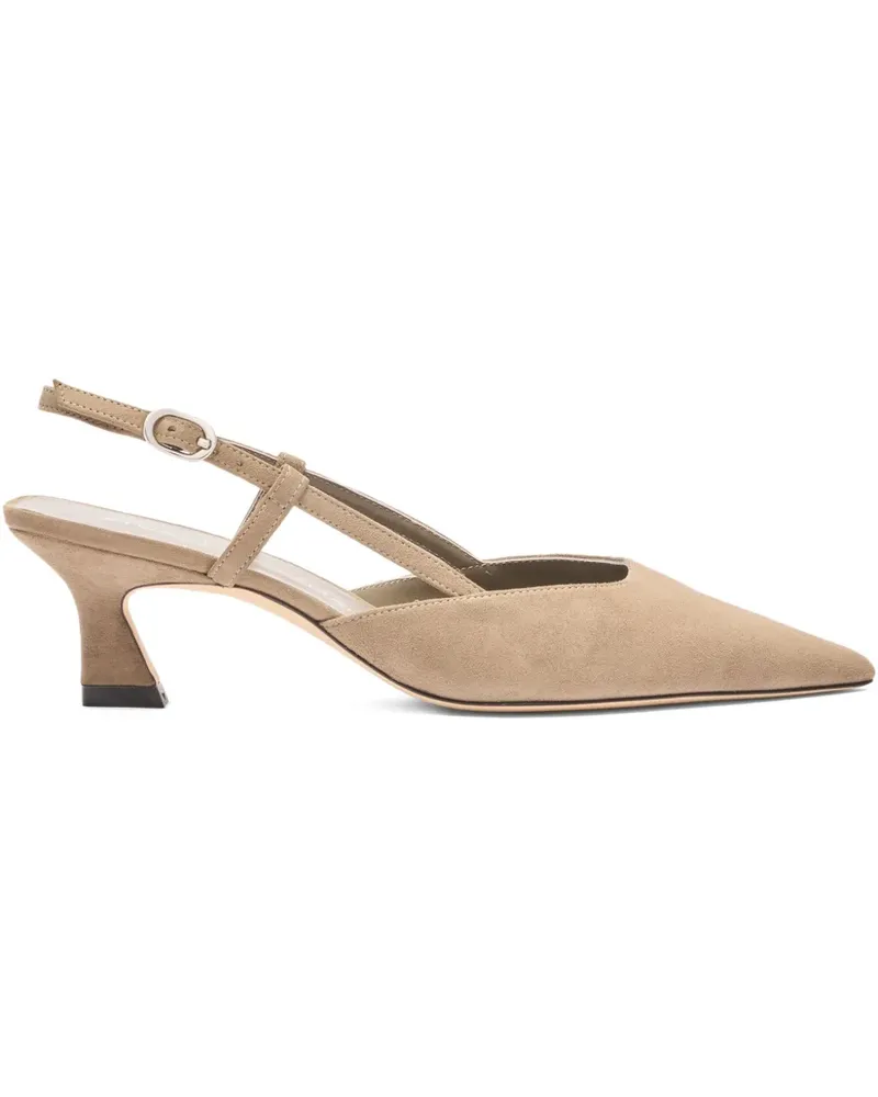 Stuart Weitzman Spitze Vinnie Slingback-Pumps 50mm - Braun Braun