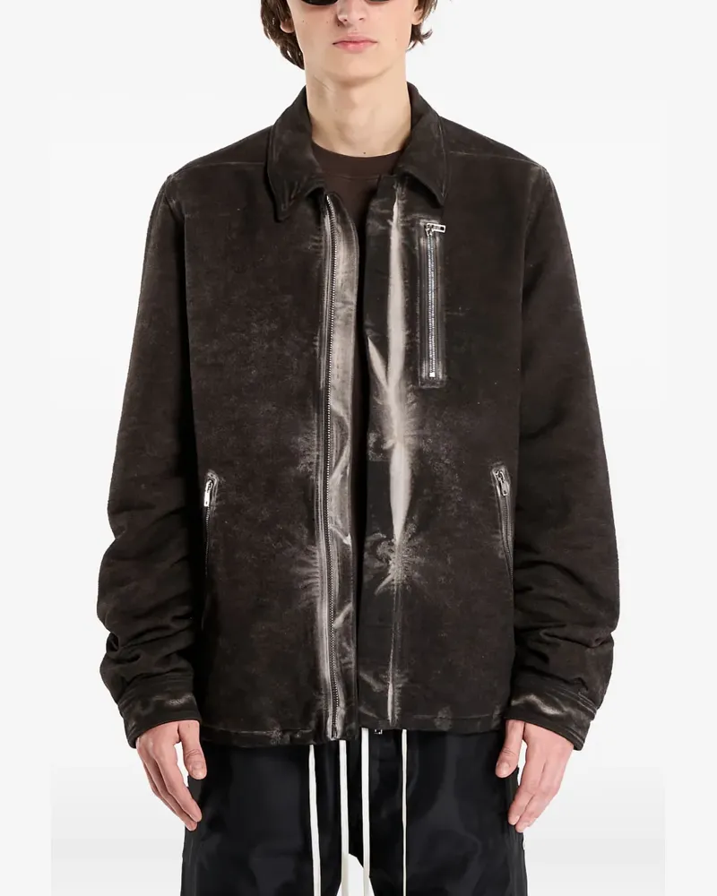 DRKSHDW by Rick Owens Jacke mit verdecktem Verschluss - Braun Braun