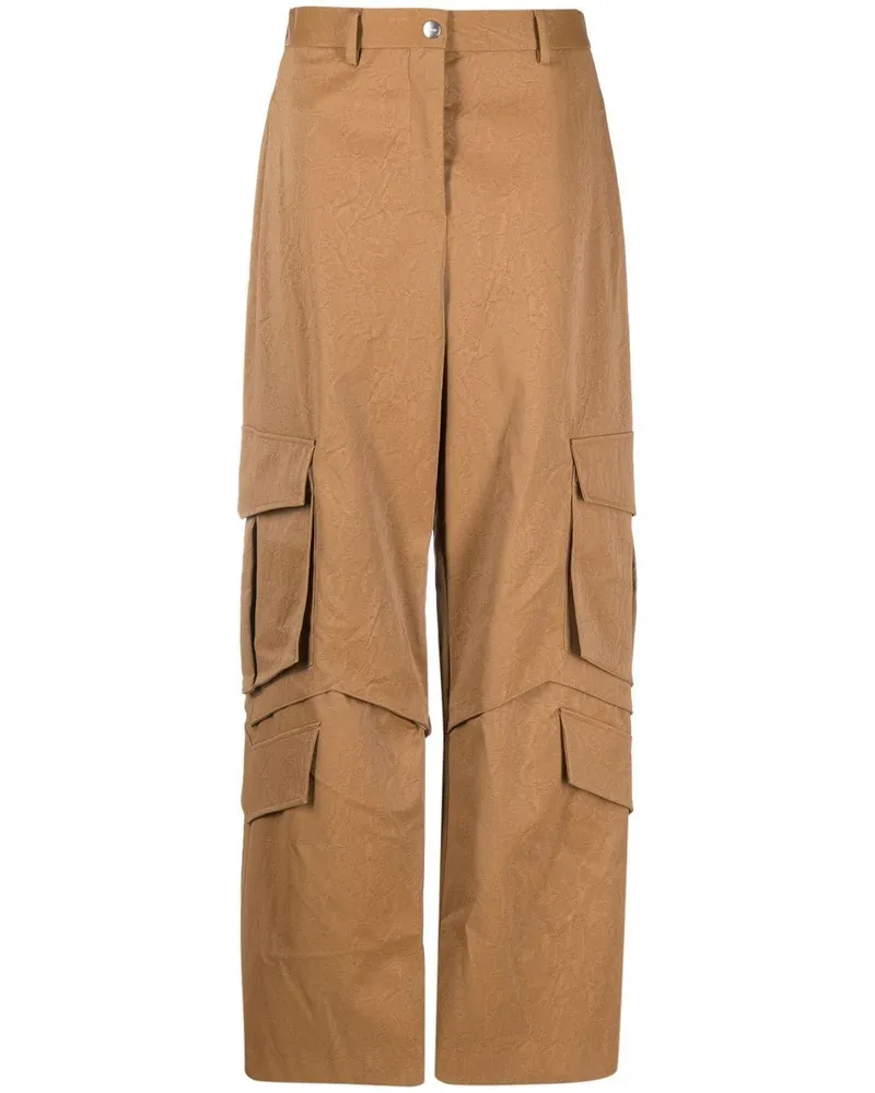 MSGM Cargohose mit mehreren Taschen - Braun Braun