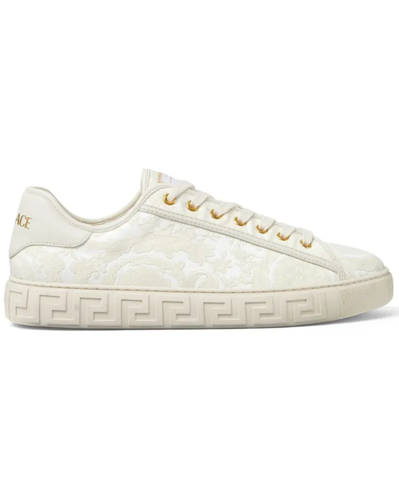 Versace Barocco Greca Sneakers - Nude Nude