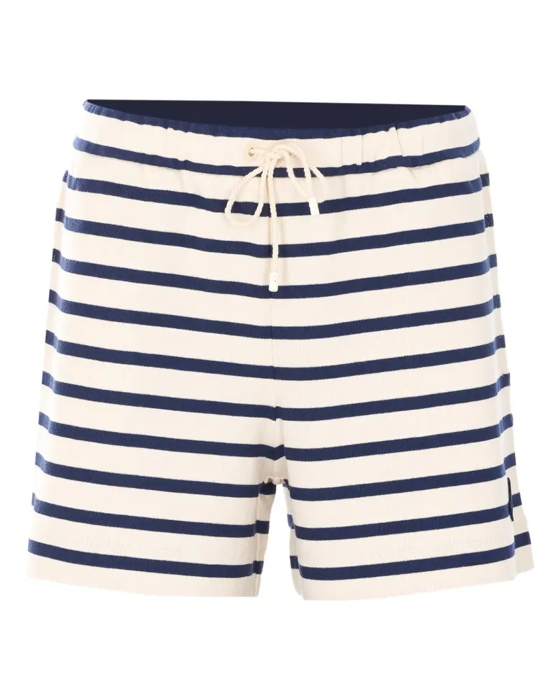 Moncler striped knitted shorts - Weiß Weiß