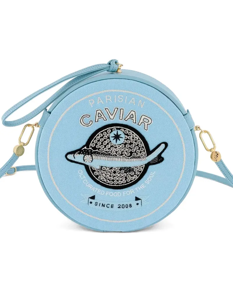 Olympia Le-Tan Parisian Oversized-Schultertasche - Blau Blau