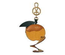 peeling orange keyring - Gelb