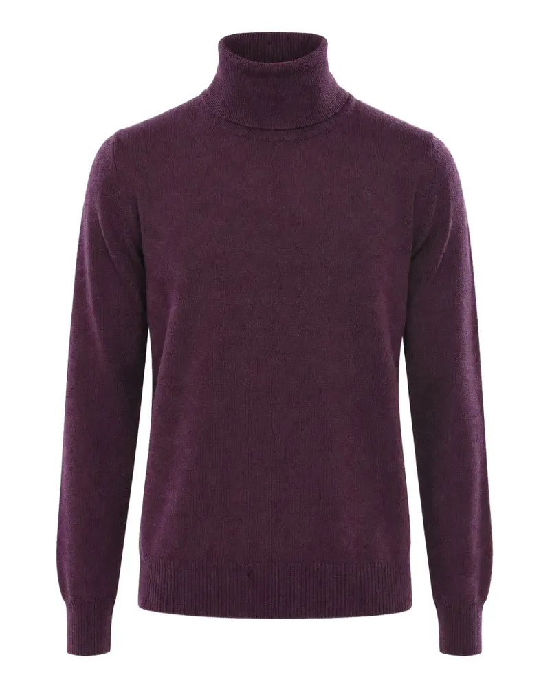 Malo Langärmeliger Rollkragenpullover - Violett Violett