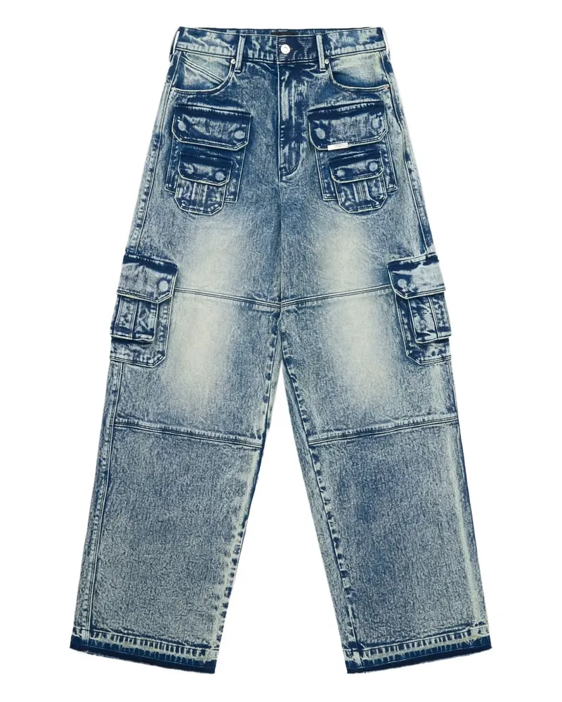 RTA Roman Cargo-Jeans - Blau Blau
