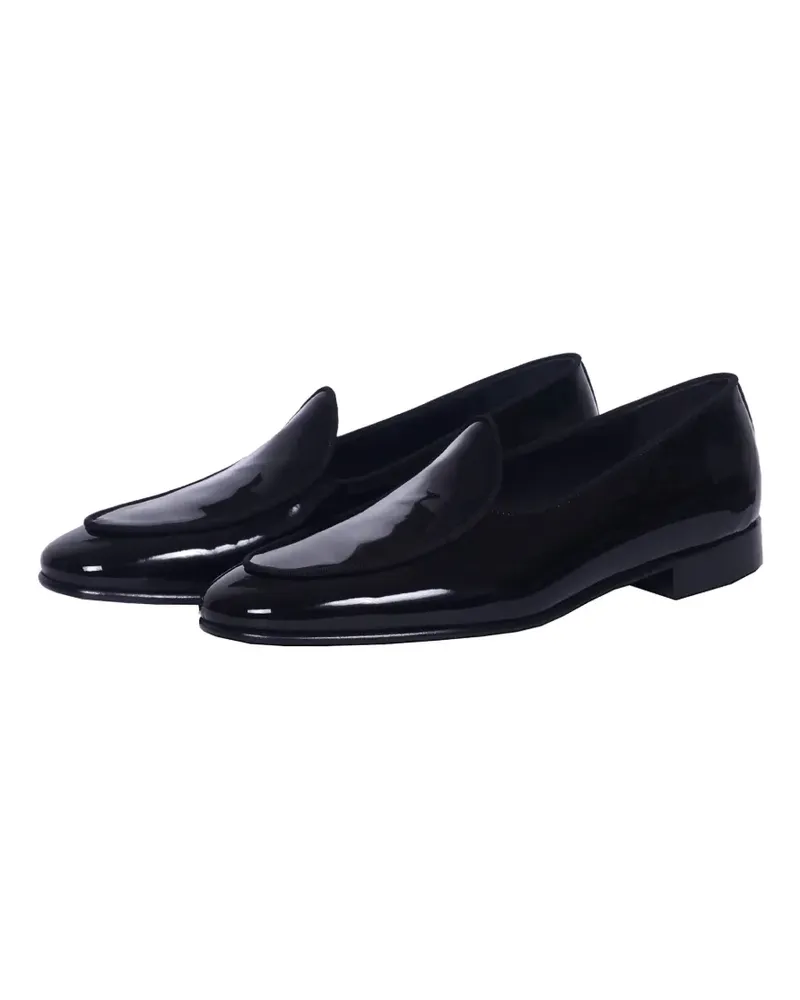 Edhèn Milano Kensington patent leather loafers - Schwarz Schwarz
