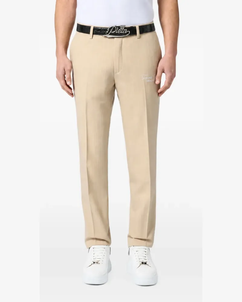 Philipp Plein King Plein Cocco Ledergürtel - Schwarz Schwarz