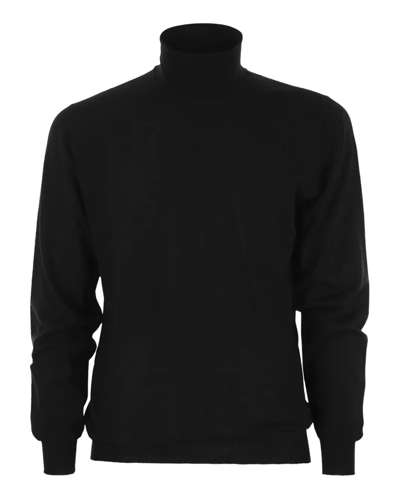 Fedeli Derby Rollkragenpullover - Schwarz Schwarz