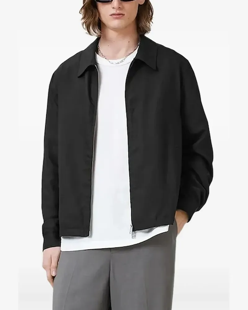 AllSaints Bradner Jacke mit Reißverschluss - Schwarz Schwarz