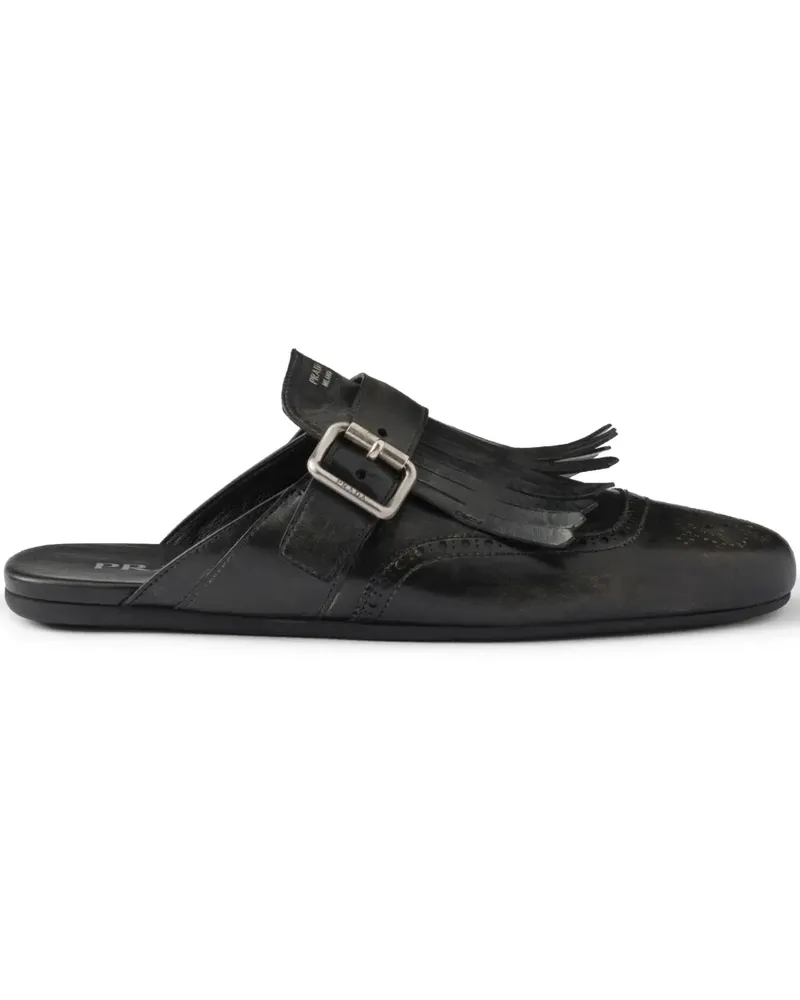 Prada Shuffle Mules - Schwarz Schwarz
