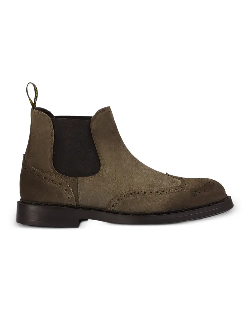 Doucal´s Wildlederstiefel mit Budapestermuster - Braun Braun