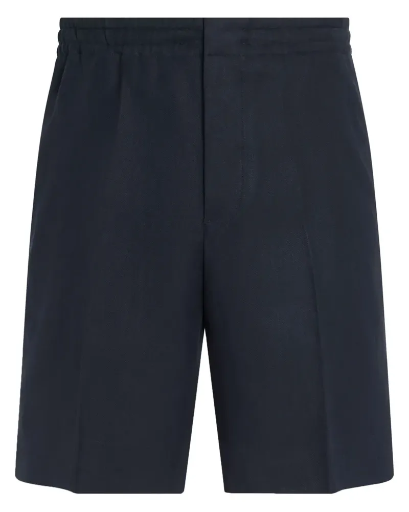Ermenegildo Zegna Oasi Lino Shorts - Blau Blau