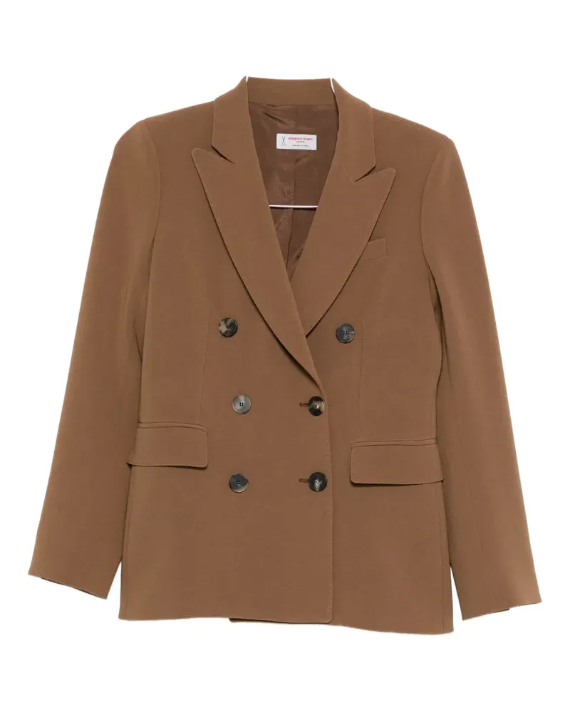 Alberto Biani double-breasted blazer - Braun Braun