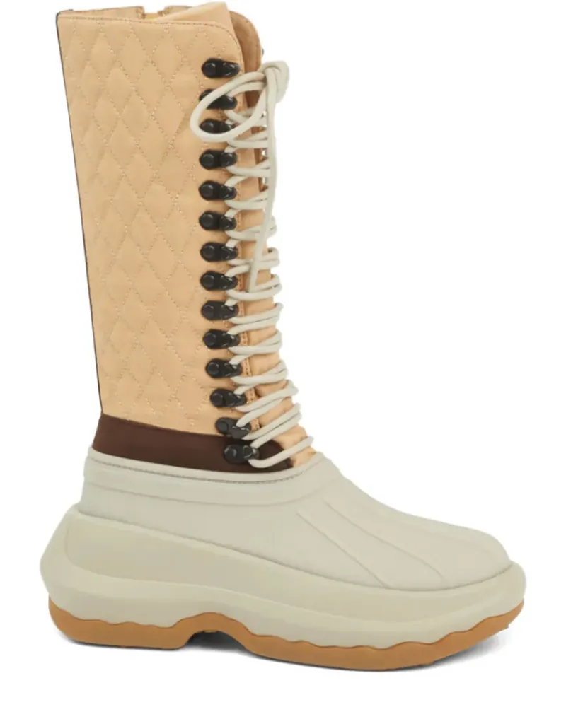 Kenzo x Hunter quilted-pattern boot - Nude Nude