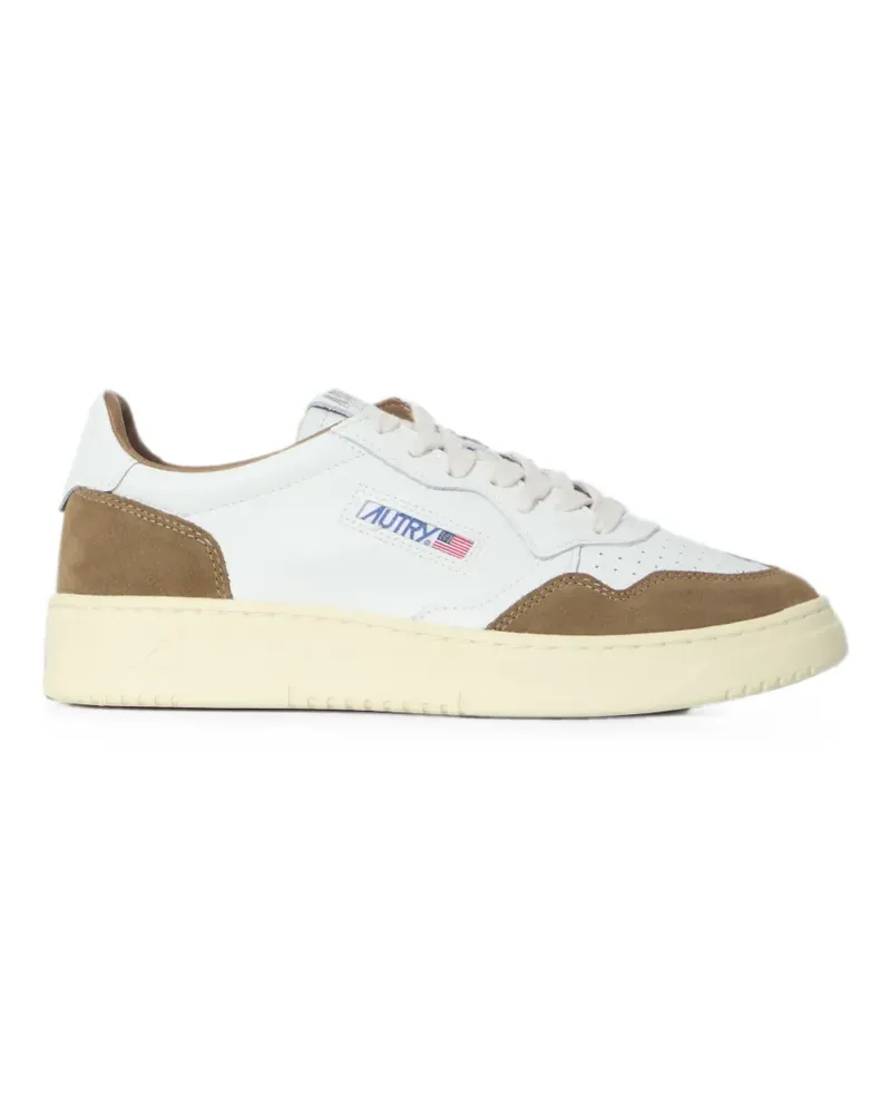 AUTRY Medalist suede-panelled sneakers - Weiß Weiß