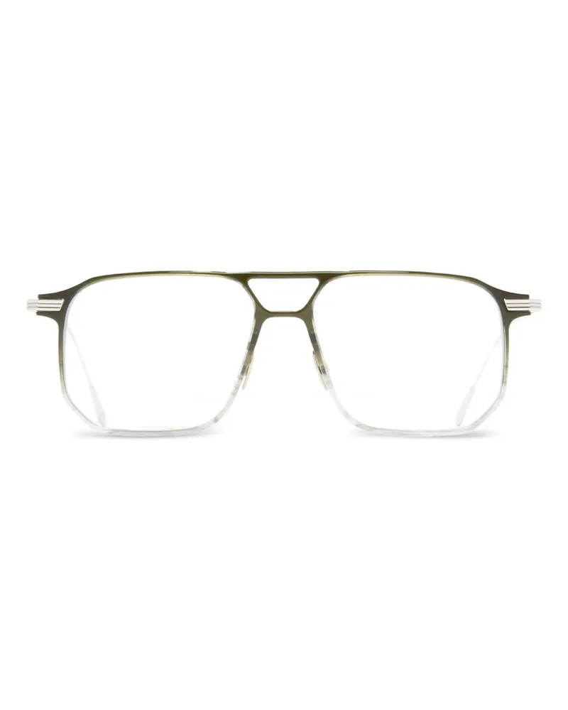 Cutler and Gross 0006 Brille aus Metall - Grün Grün