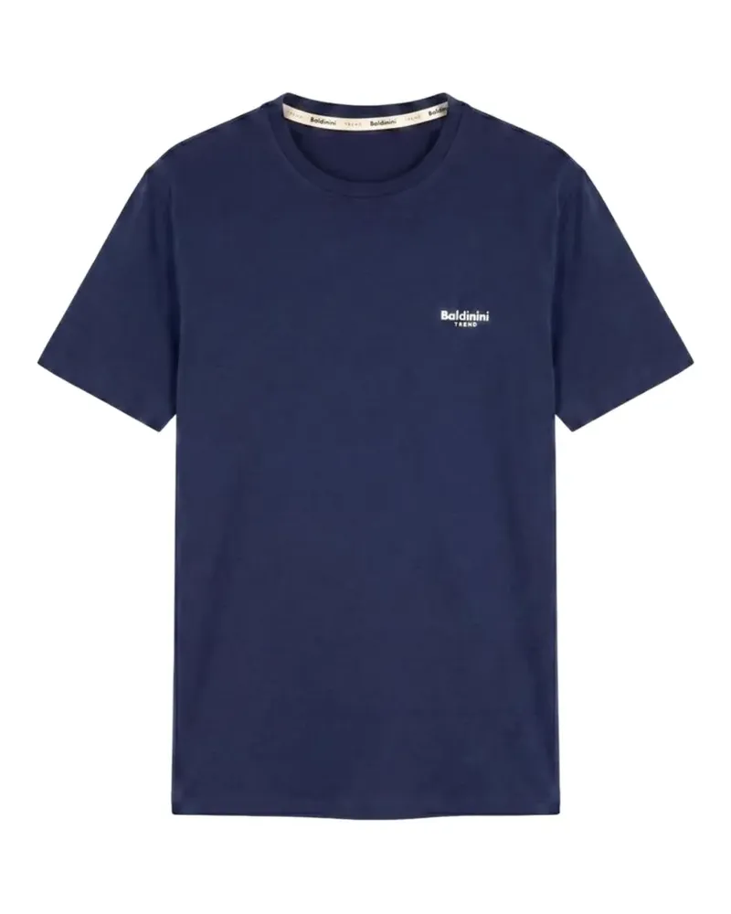 Baldinini logo-print cotton T-shirt - Blau Blau