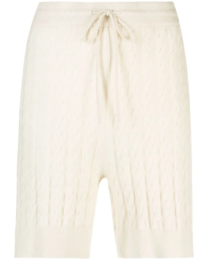 Totême Shorts mit Zopfmuster - Nude Nude
