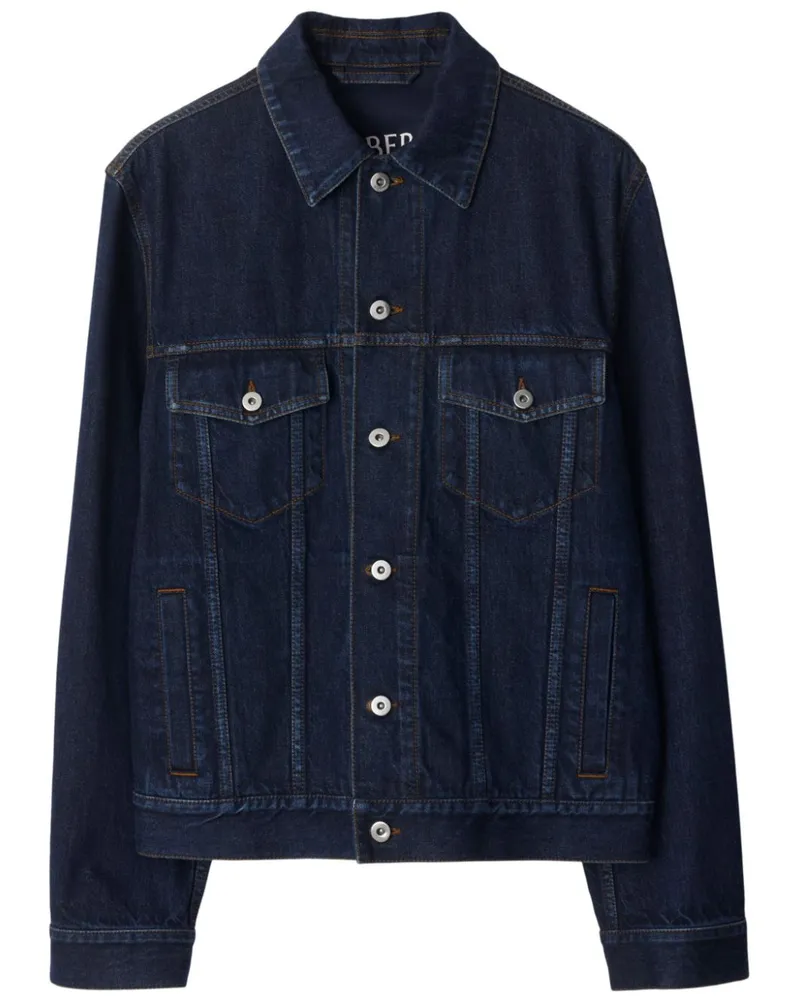 Burberry Klassische Jeansjacke - Blau Blau