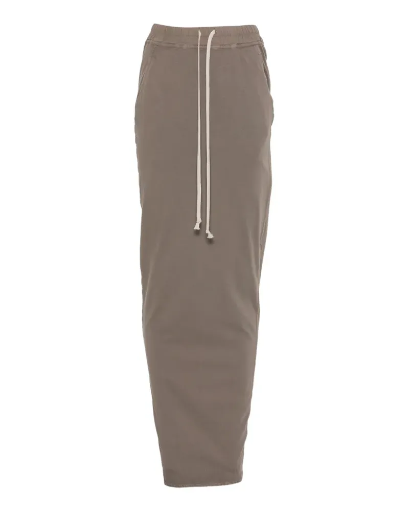 DRKSHDW by Rick Owens Langer Wickelrock mit Kordelzug - Braun Braun