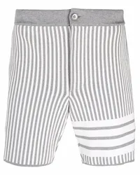 Thom Browne Jacquard-Shorts mit Streifen Grau