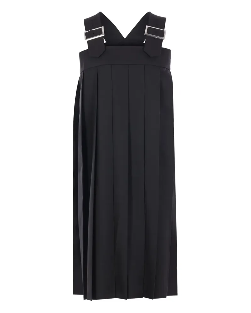 Comme des Garçons Kleid mit Falten - Schwarz Schwarz
