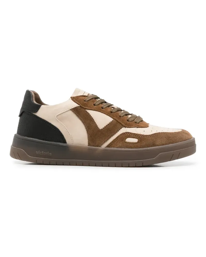 Victoria Sneakers mit Kontrasteinsatz - Nude Nude