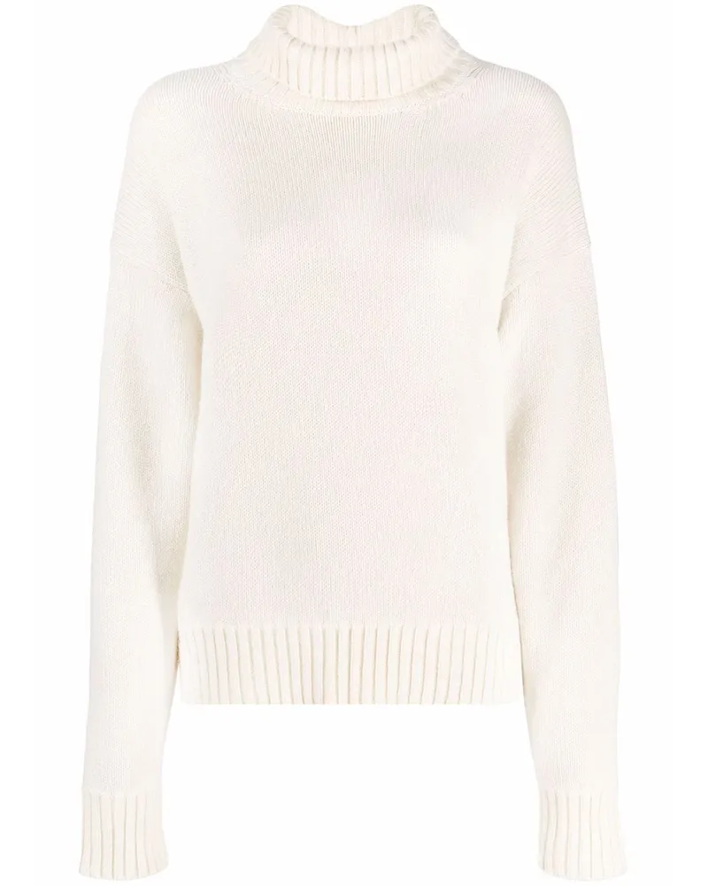 Jil Sander Gestrickter Rollkragenpullover - Nude Nude