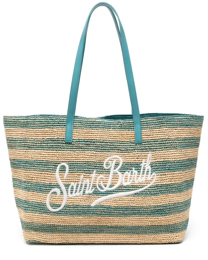 MC2 Saint Barth Raffia City Tote Bag - Nude Nude