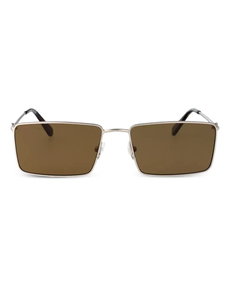 Lacoste rectangle-frame sunglasses - Silber Silber