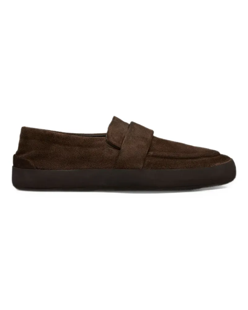 Marsèll Guarnello suede slip-on loafers - Braun Braun