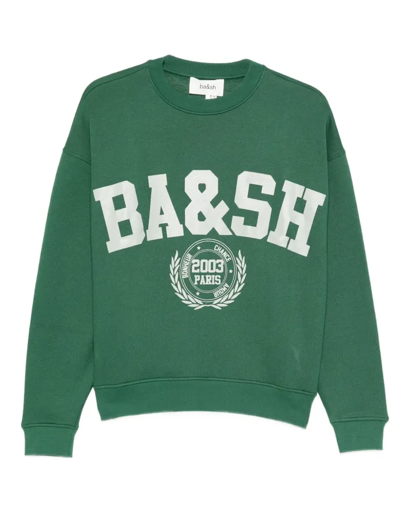 ba&sh Fenja Pullover mit Logo - Grün Grün