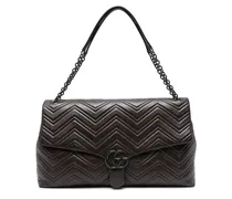 Mini GG Marmont Schultertasche - Braun